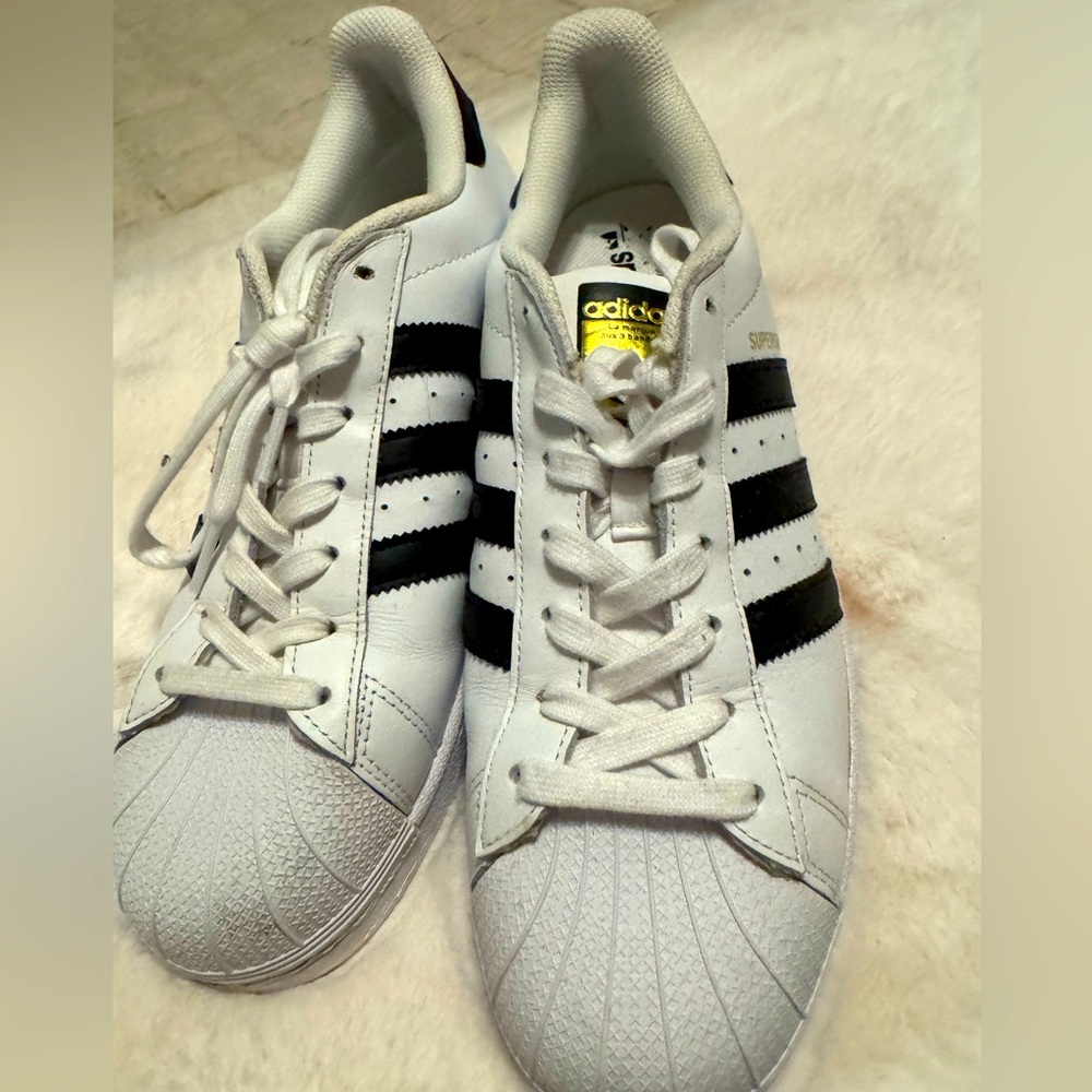 Adidas White and Black Sneakers